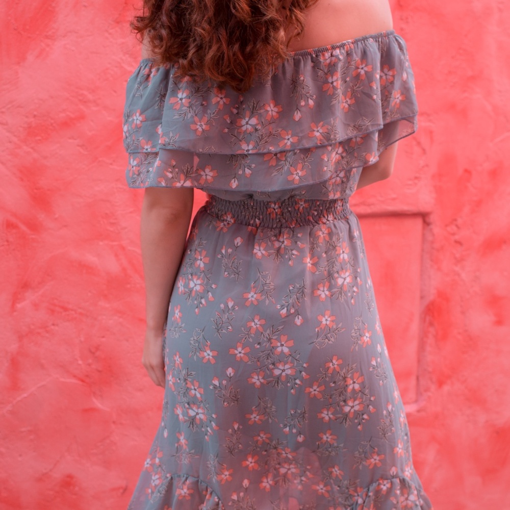 Floral Off The Shoulders